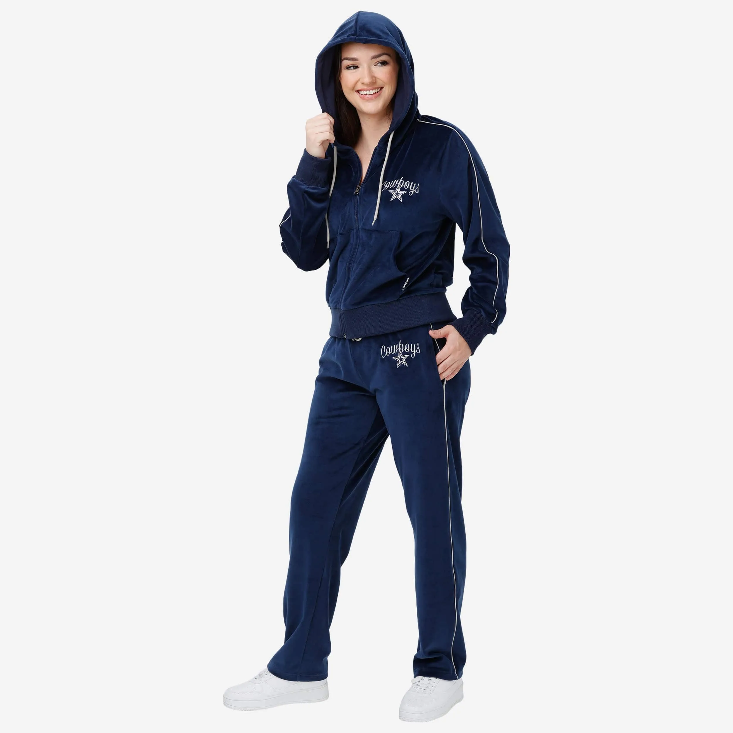 Dallas Cowboys Womens Velour Pants