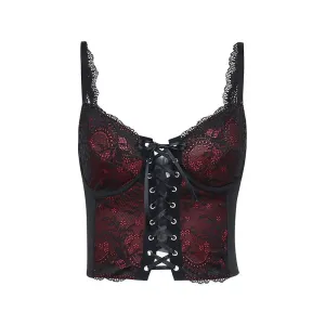 DARK STYLE LACE VEST UB98012