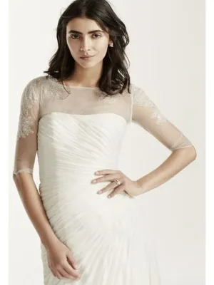David's Bridal Size 4 WG150 Ivory Jacket
