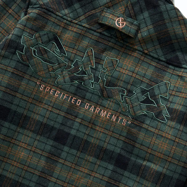 DAZED FLANNEL JACKET (ARMY)