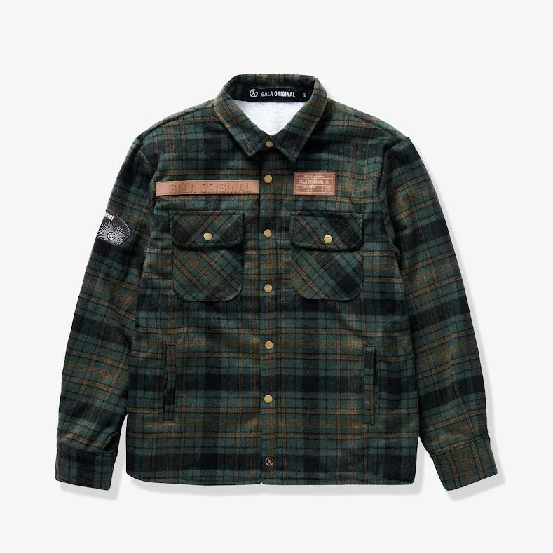 DAZED FLANNEL JACKET (ARMY)