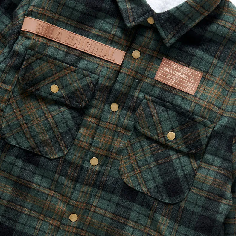 DAZED FLANNEL JACKET (ARMY)