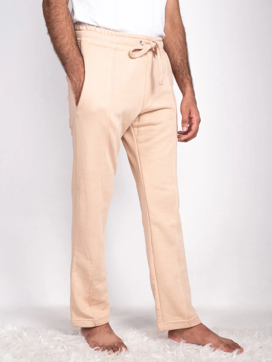Desert Beige Move Cotton Joggers Pants