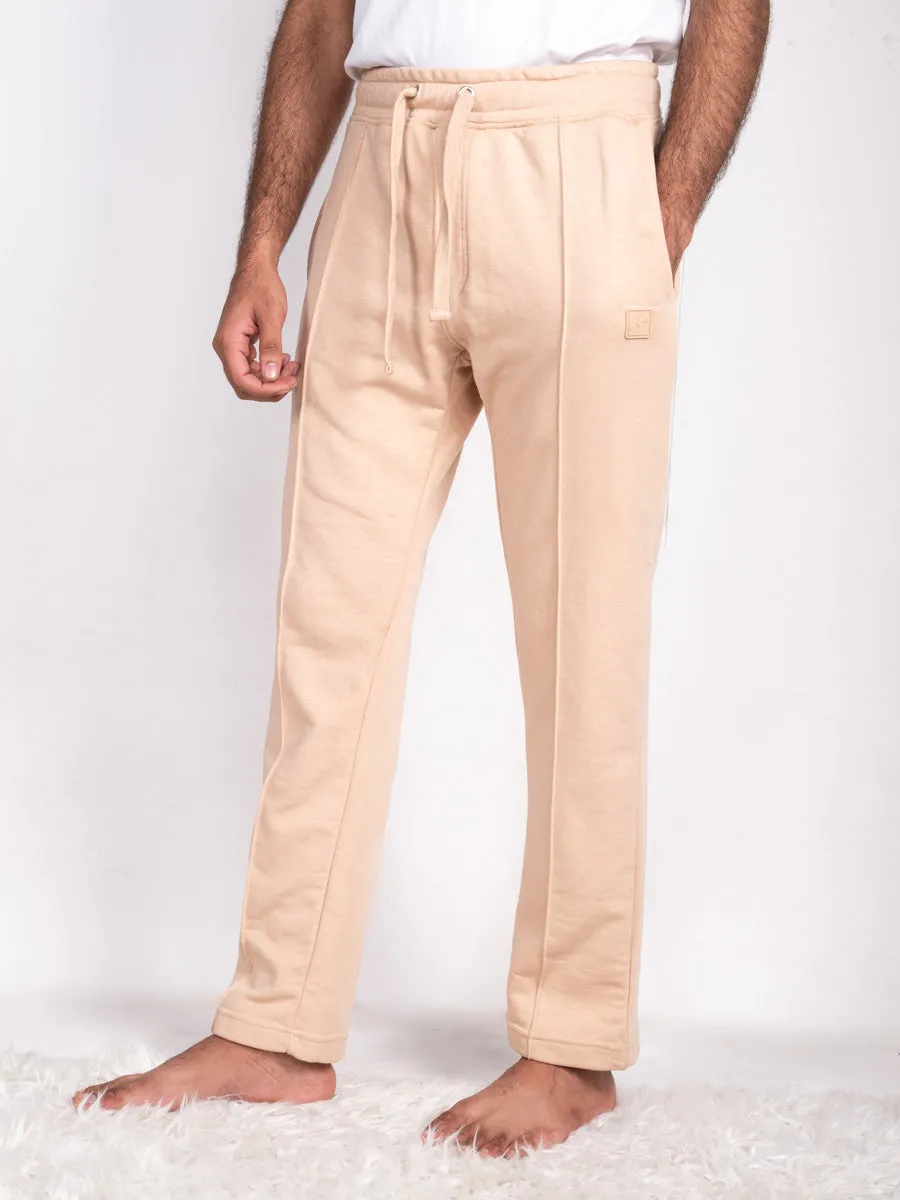 Desert Beige Move Cotton Joggers Pants
