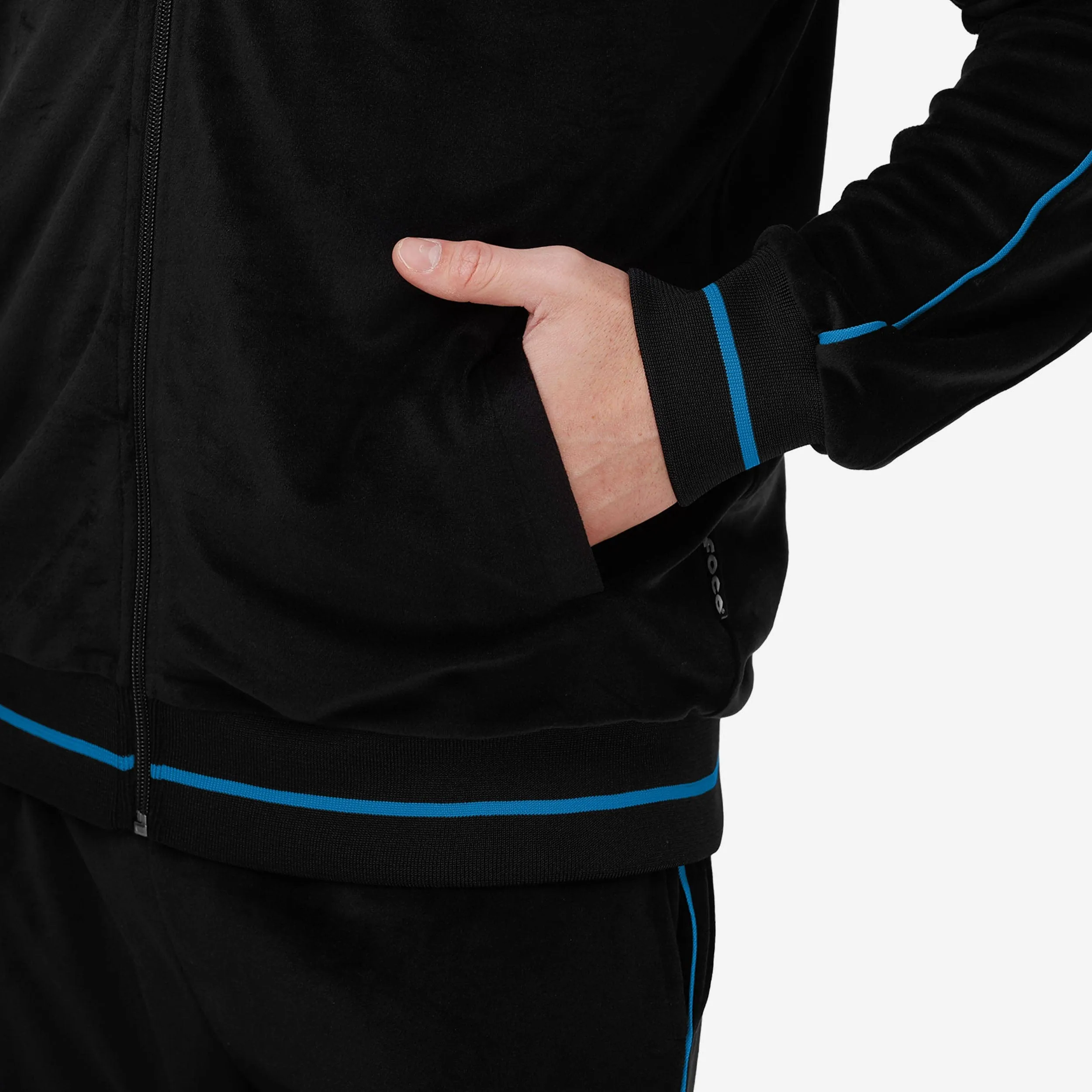 Detroit Lions Velour Zip Up Top