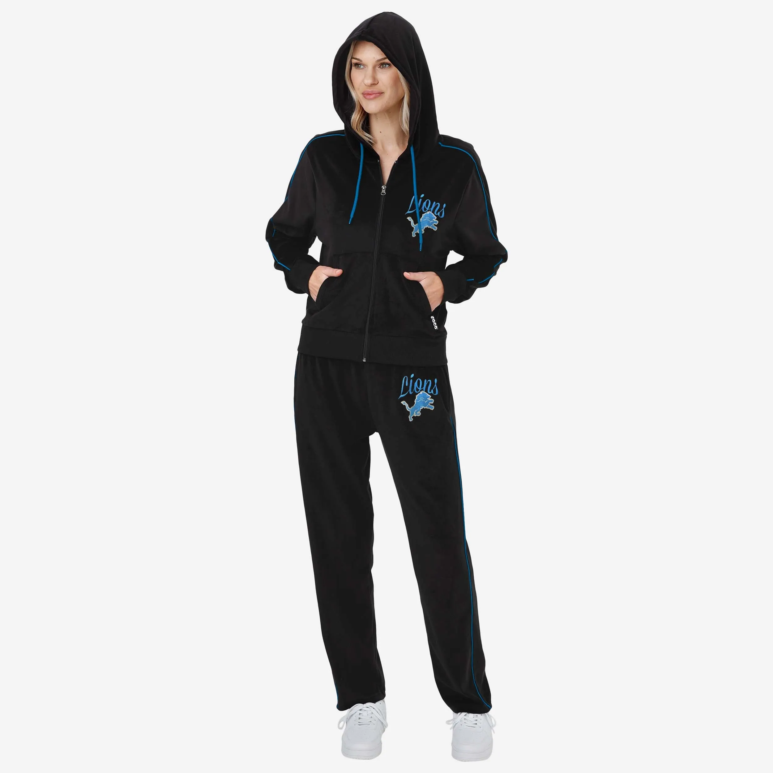 Detroit Lions Womens Velour Pants