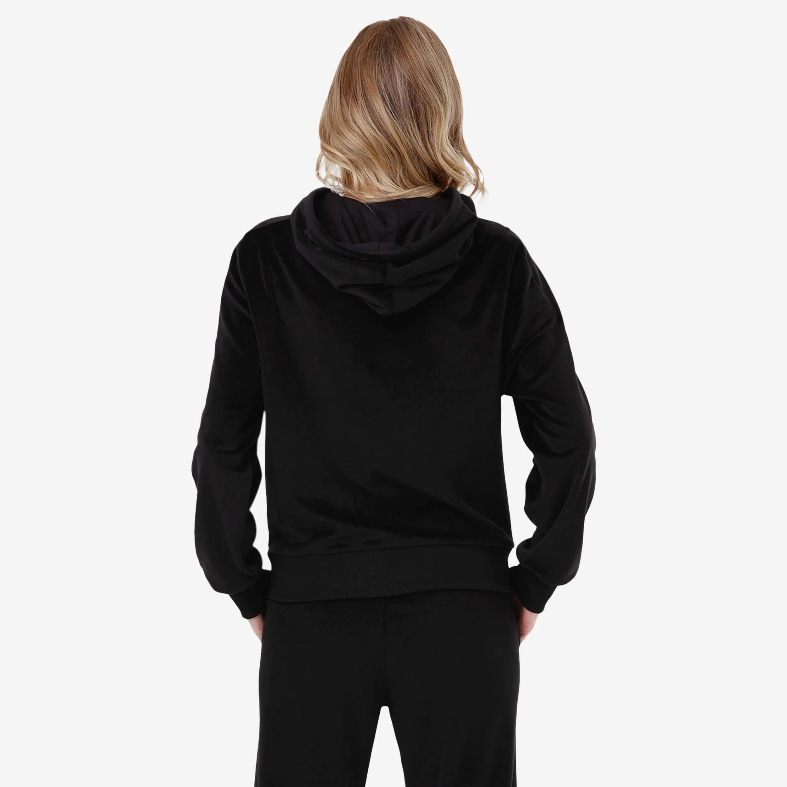 Detroit Lions Womens Velour Zip Up Top