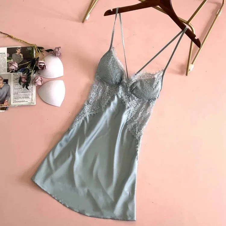 Diana Satin Silk Sleepwear - Burgundy
