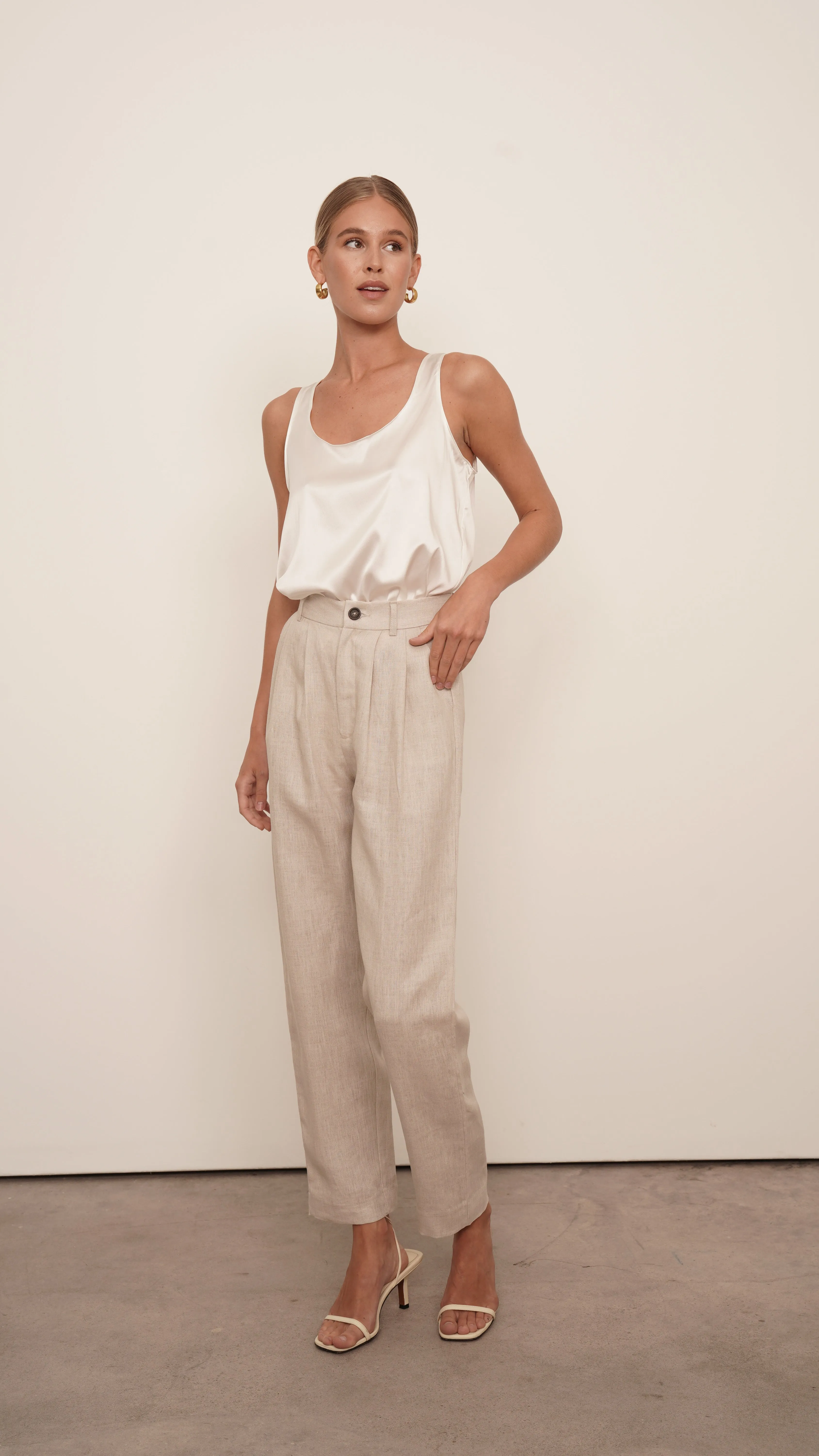 DINAH TROUSERS - OAT