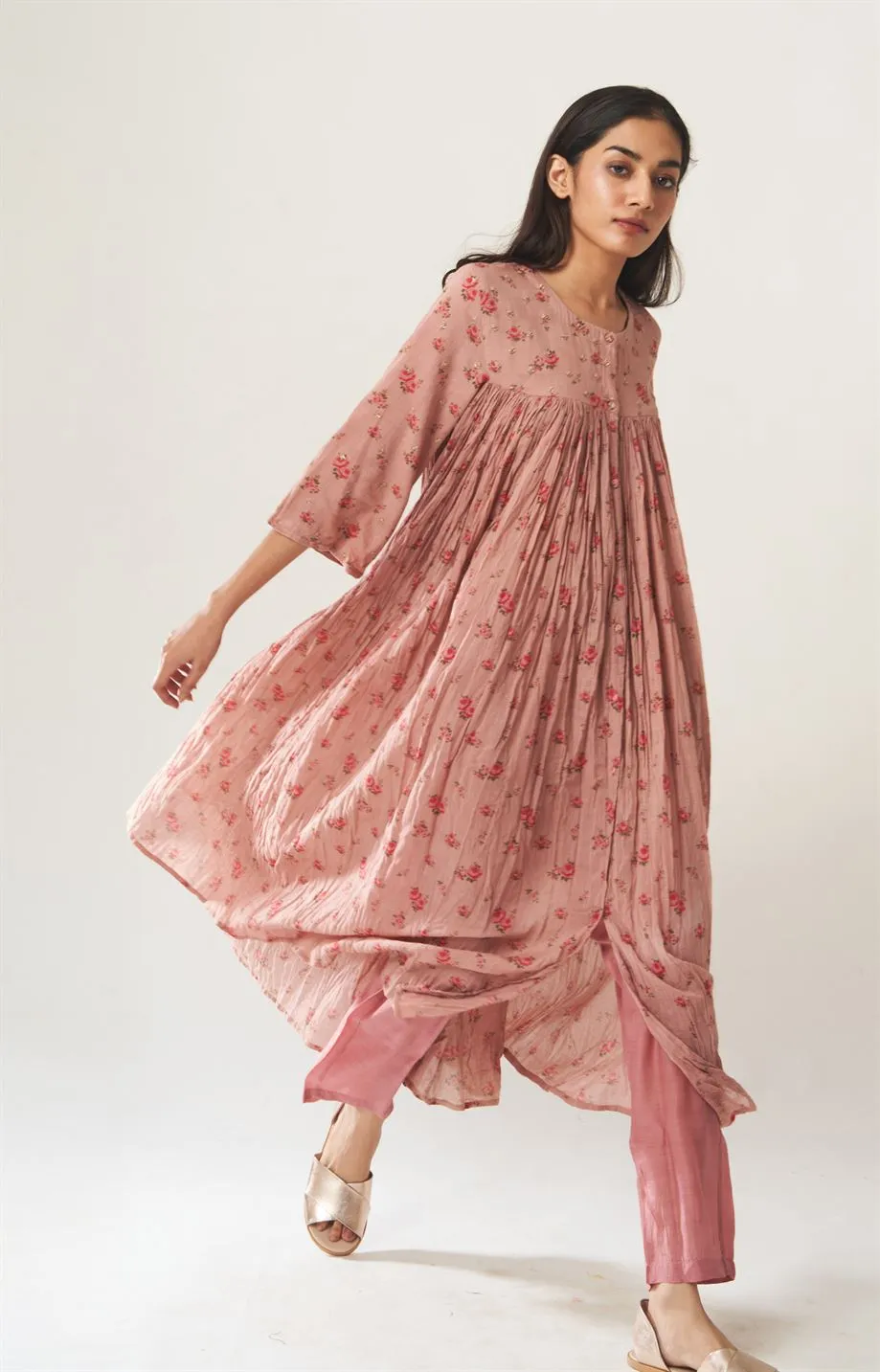 Dot   I   Printed-Kediyu-Kurta-Set