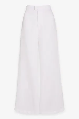 Duda Pants in Plain White