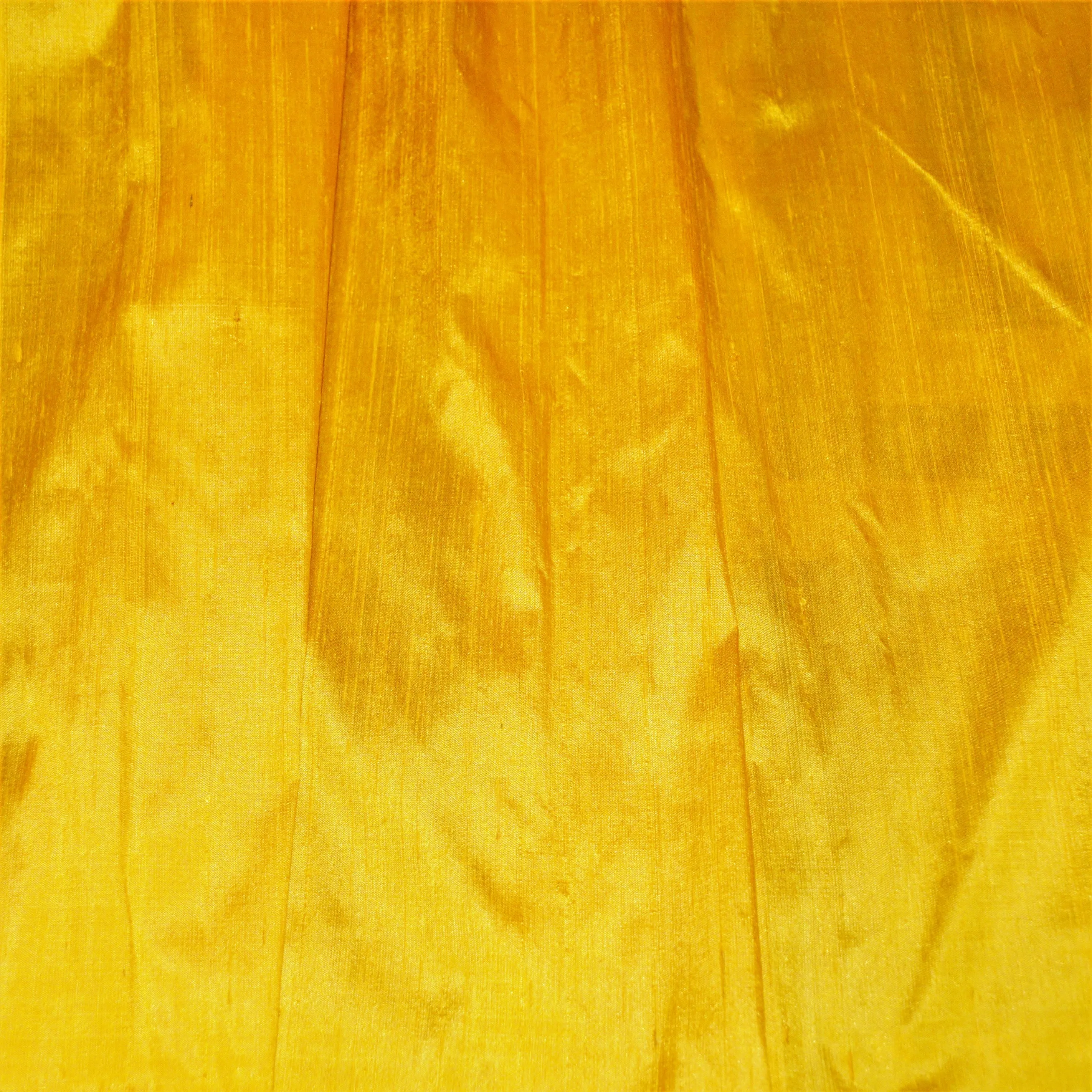 Dupioni Raw Silk Cadmium Yellow