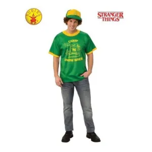 Dustin Camp Know Where Stranger Things T Shirt, Adult