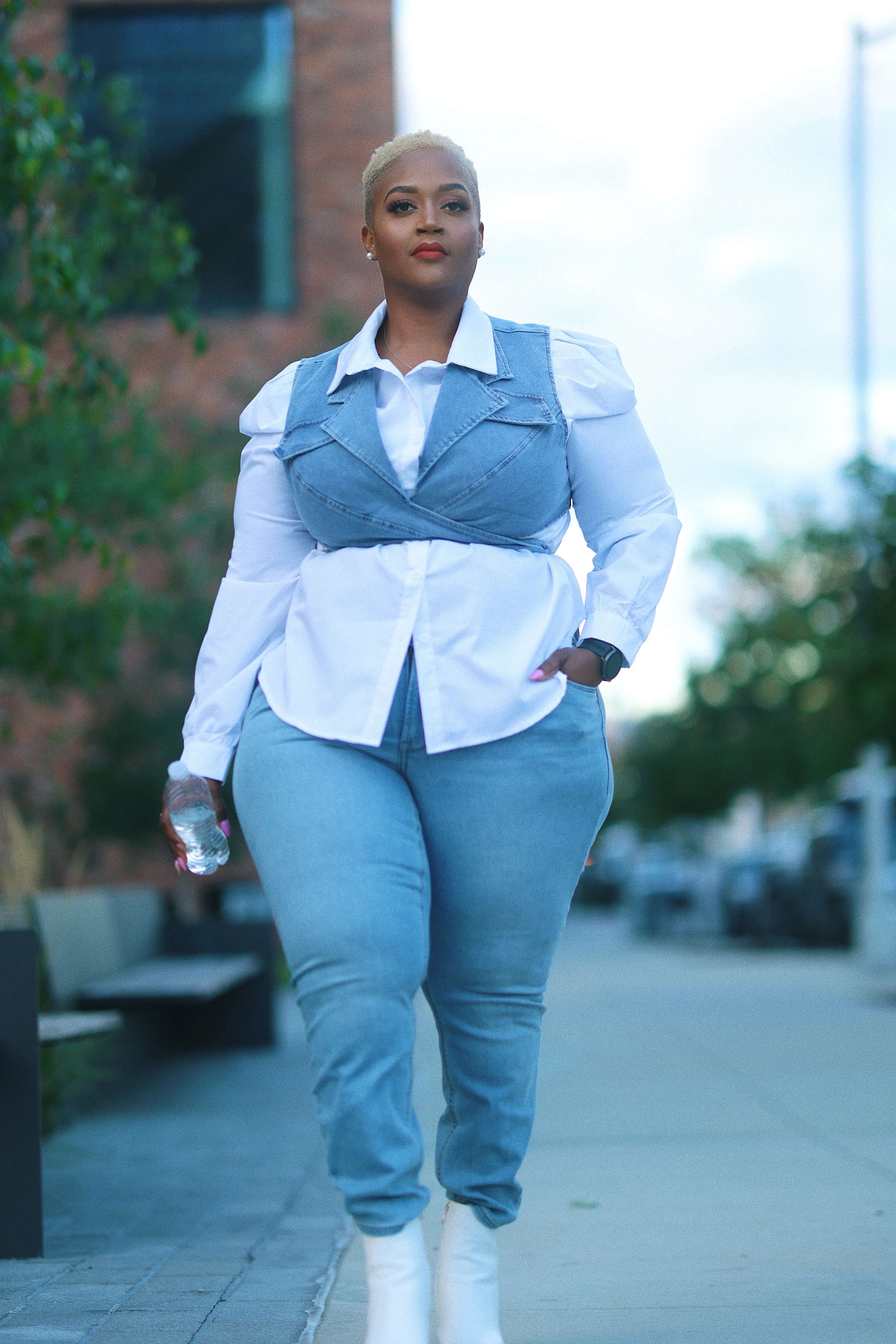 Dynamic Duo Blouse Set