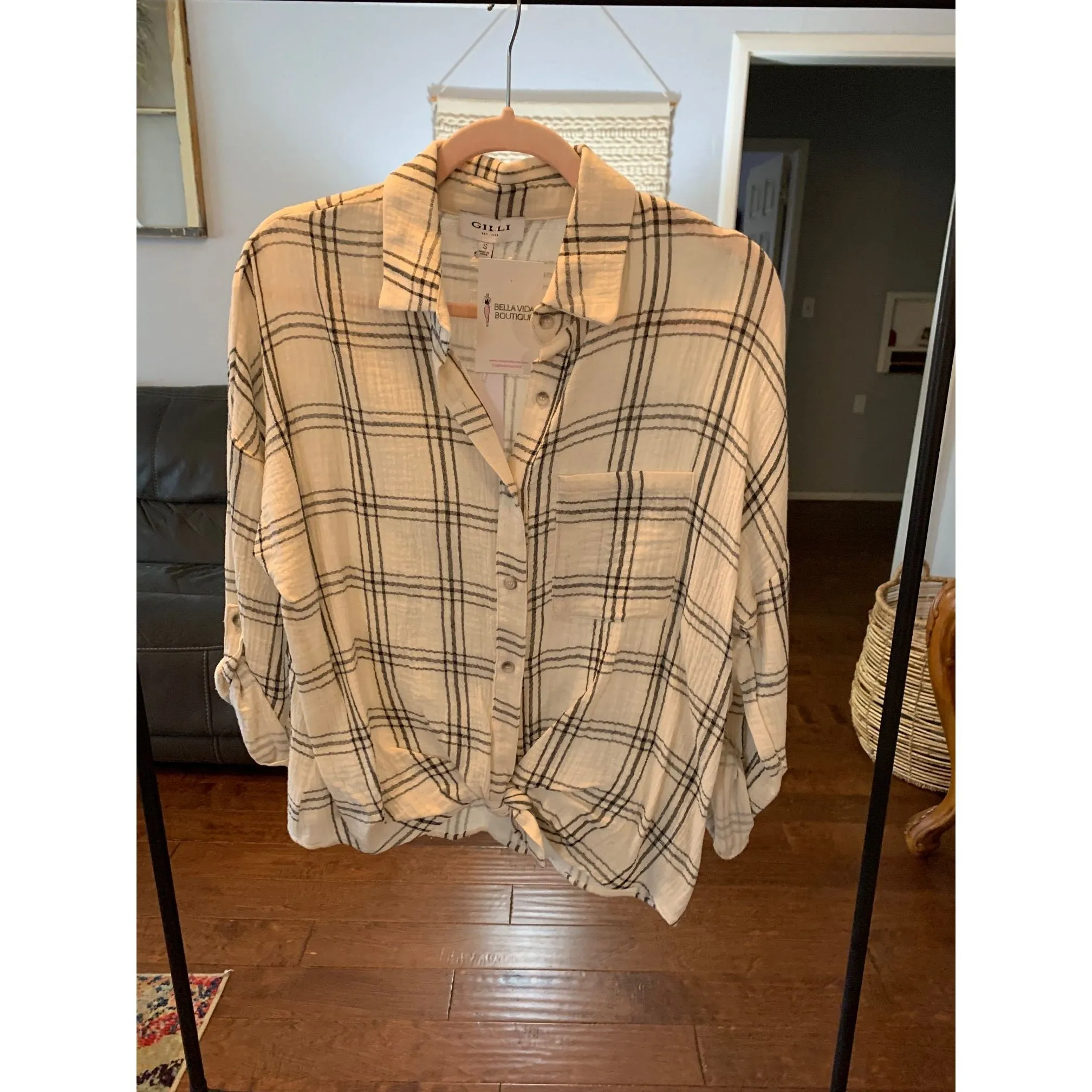 Easy Going Plaid - Ivory