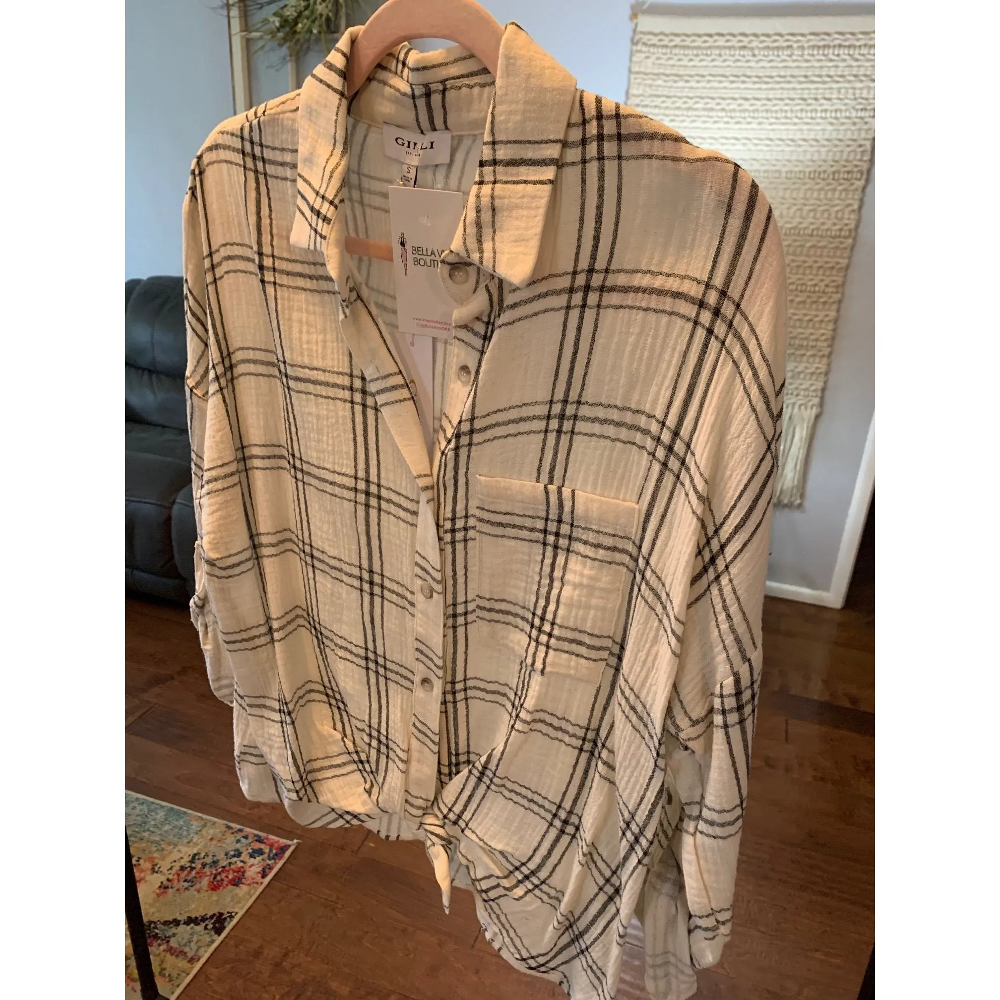 Easy Going Plaid - Ivory