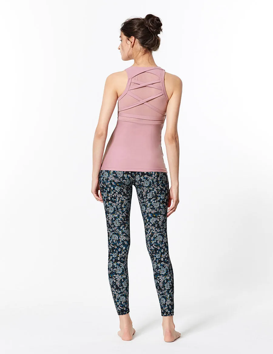 easyoga LA-VEDA Chummy Core Tight1 - FB8 Bohemia Flora