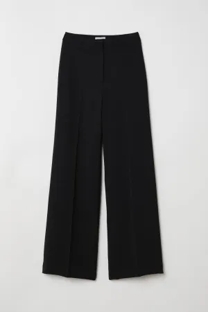 Ecru Vandross Wide Leg Black