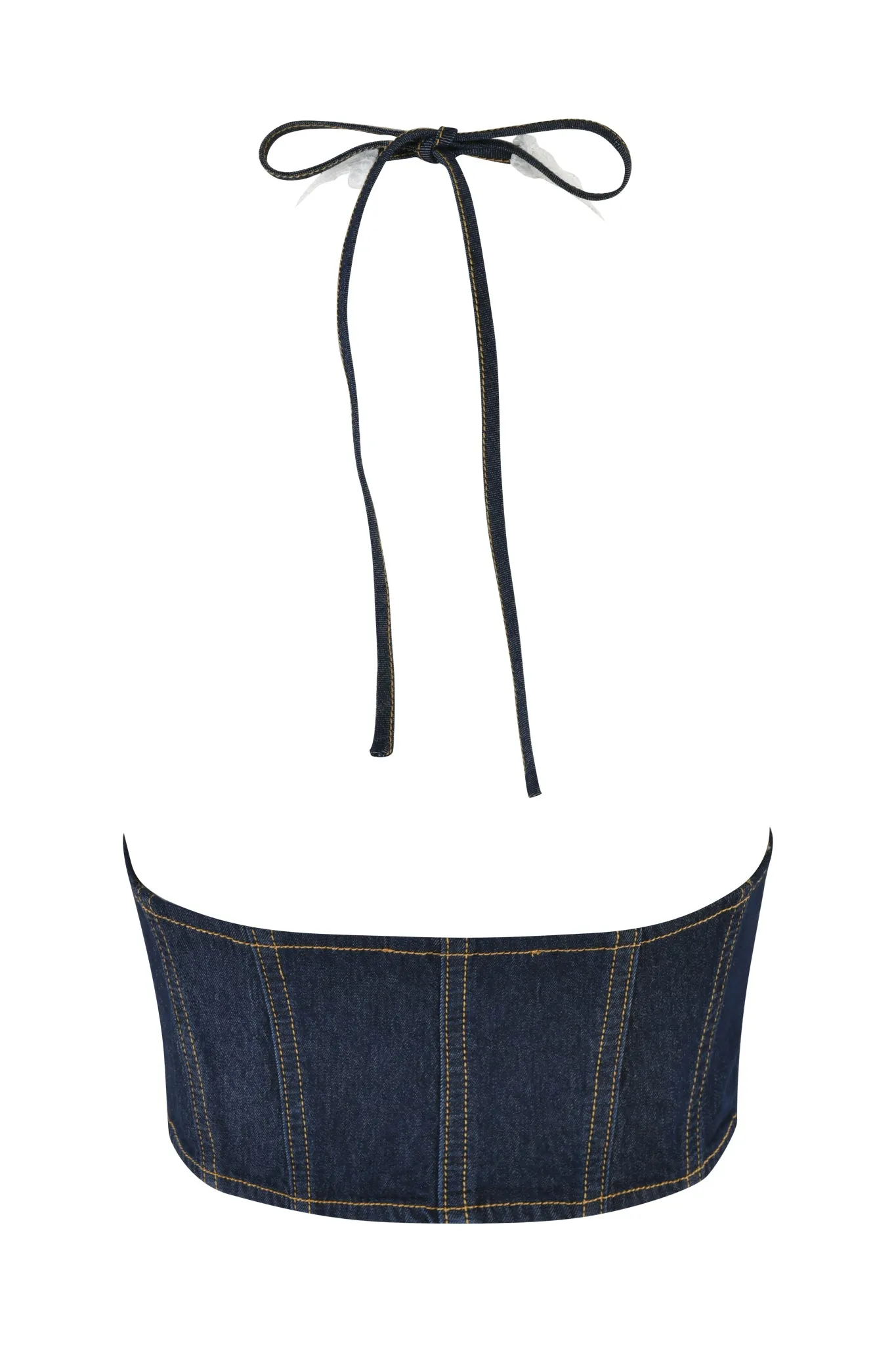 ELLENA CORSET - BLUE : DARK WASH