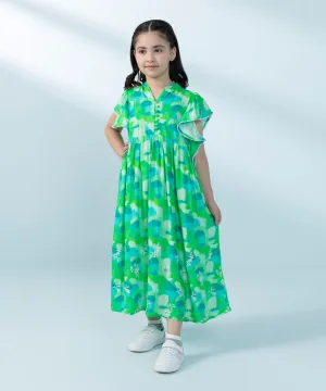 Embroidered Arabic Lawn Dress