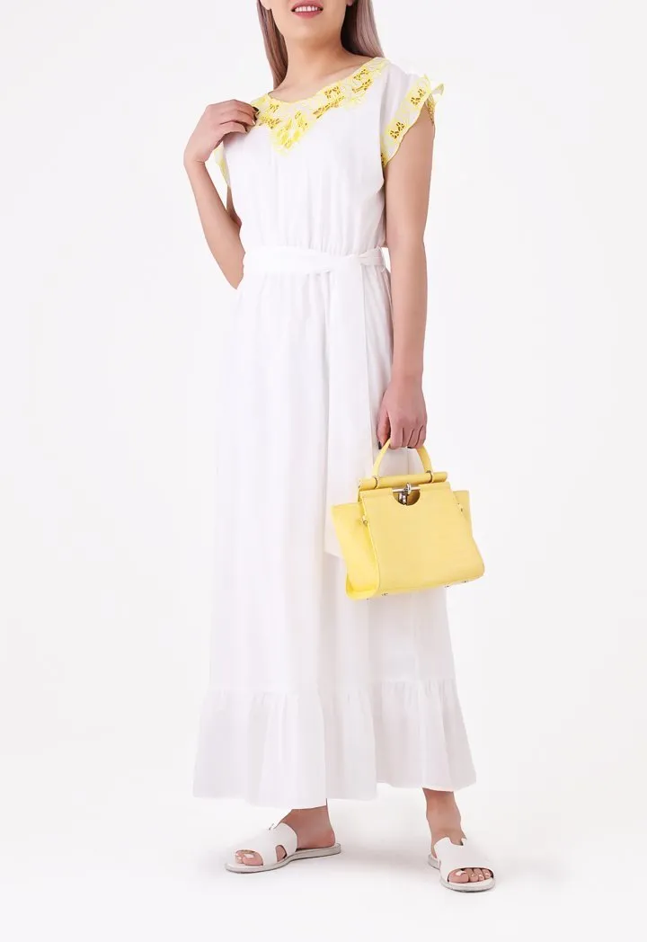 Embroidered Cotton Dress