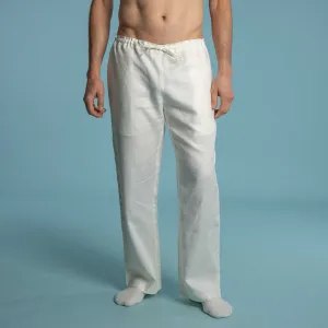 EMERALD COAST 100% Organic Linen Meditation Pants (Elastic-Free) (Closeout - Final Sale)