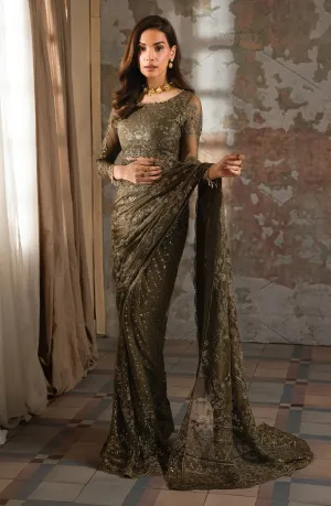 Emirah by Zarif - 3 Pcs Unstitched Formals Inlays - ZEF 07 JAZAB