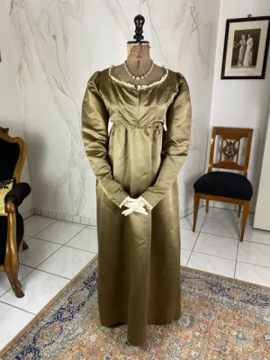 Empire Silk Dress, ca. 1805-1810