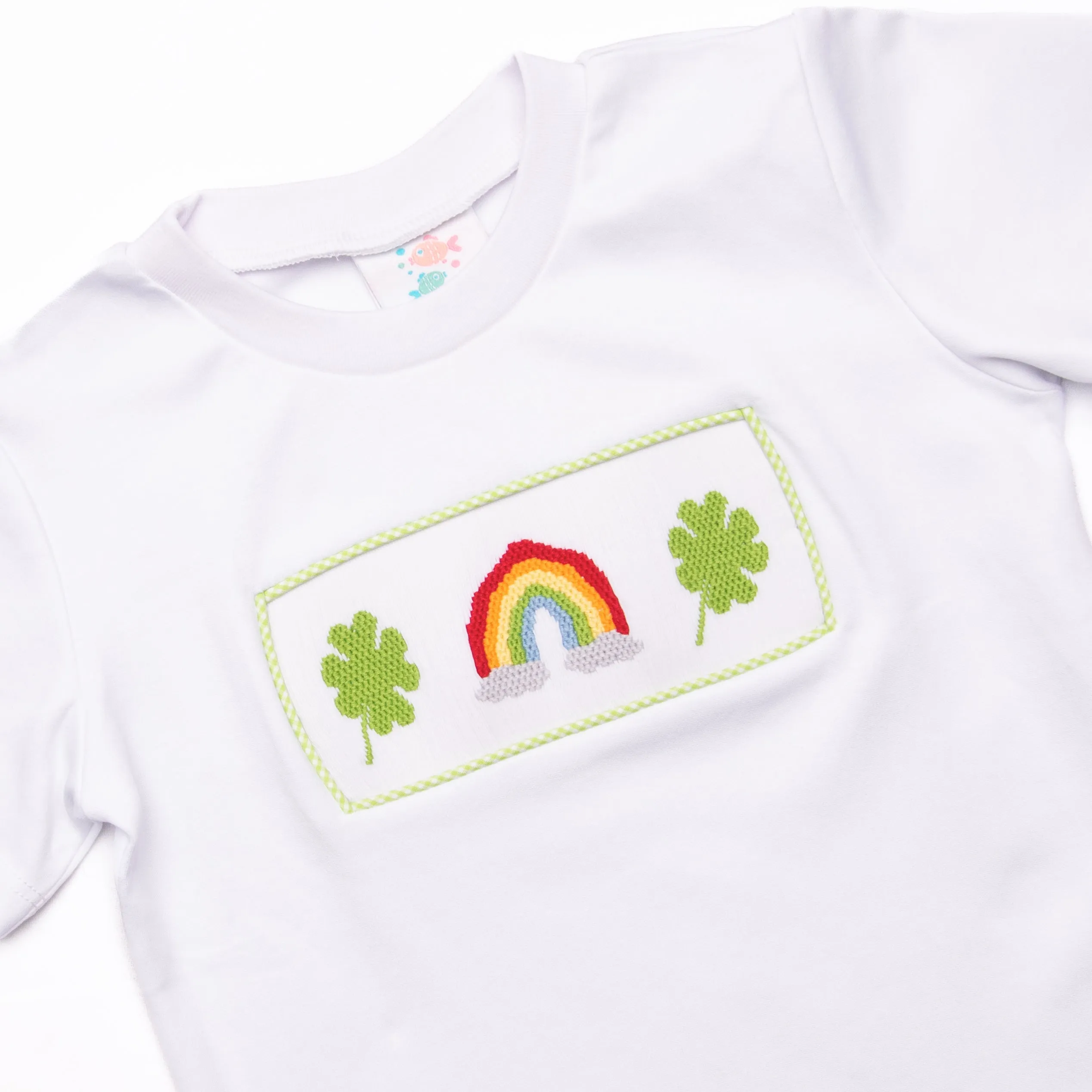 End of the Rainbow Smocked Pant Set, Green