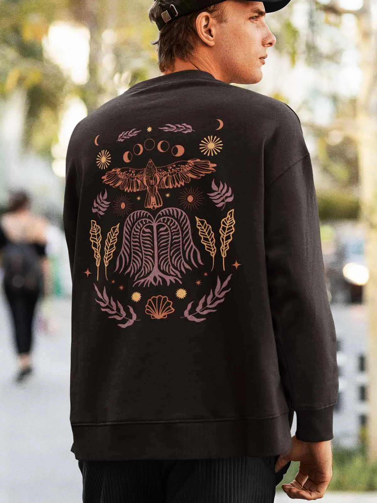 Explorer’s Paradise | Back Printed Unisex Sweatshirt