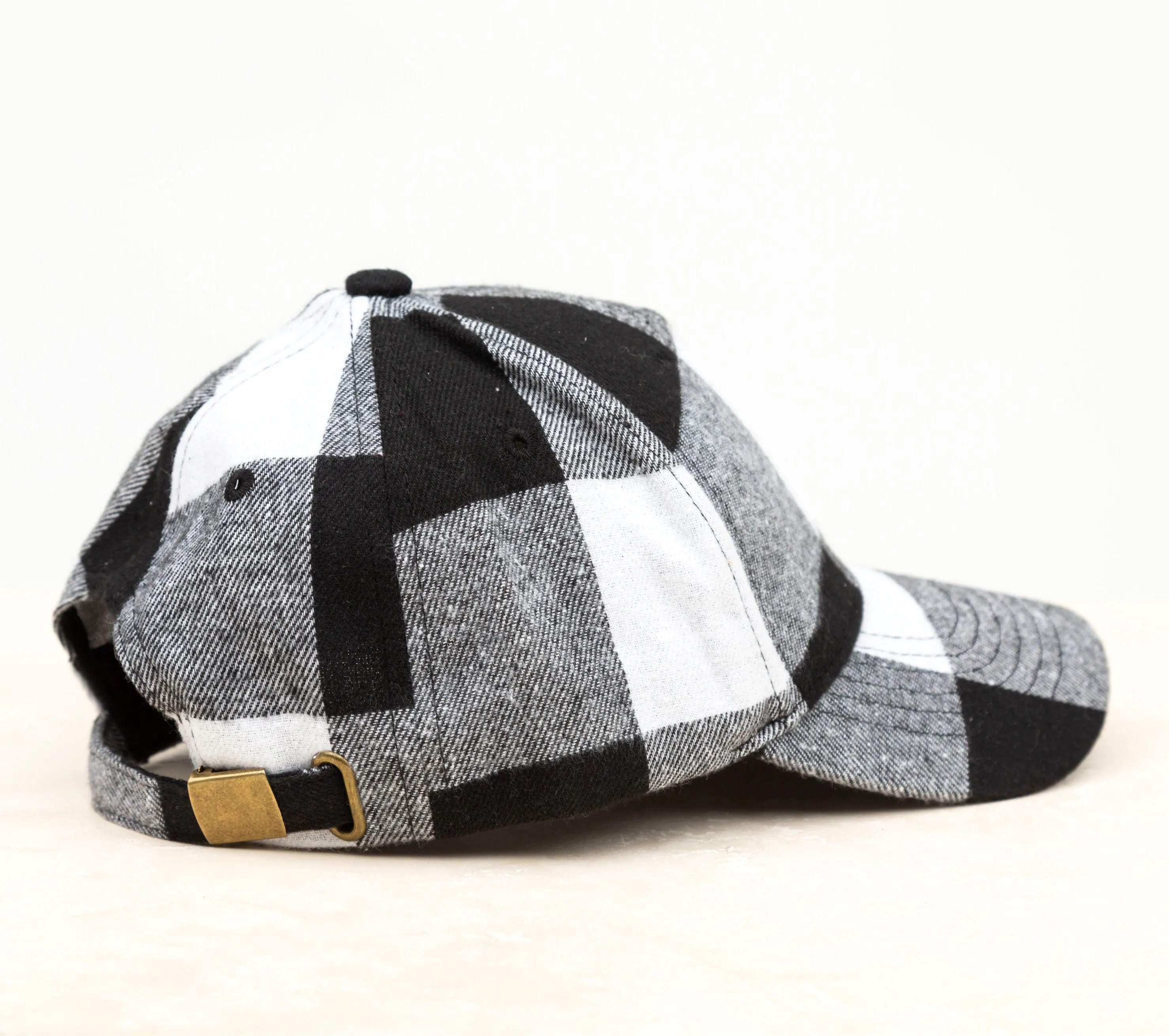 Fall Plaid Ball Caps