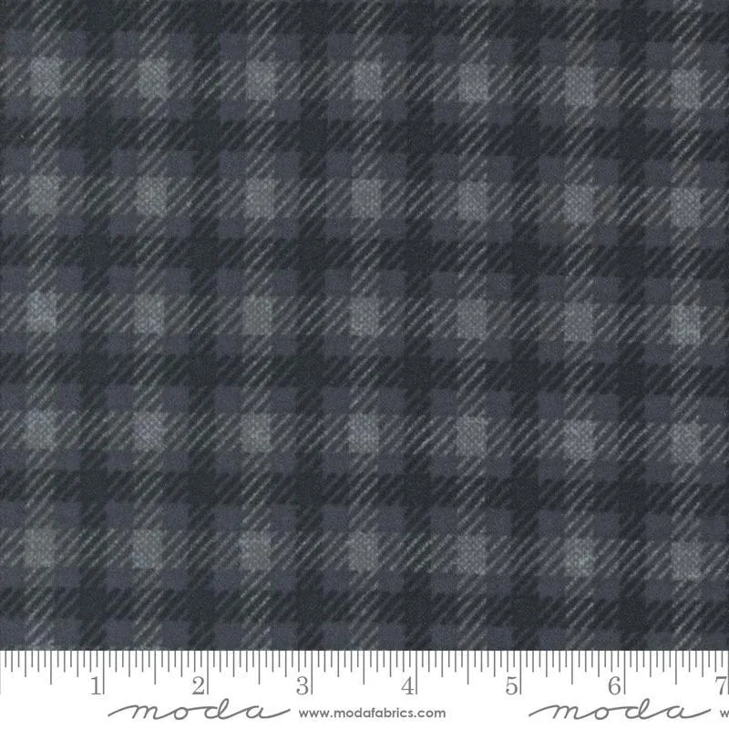 Farmhouse Flannels III by Moda Fabrics  SQUARE PLAID/BLACK
