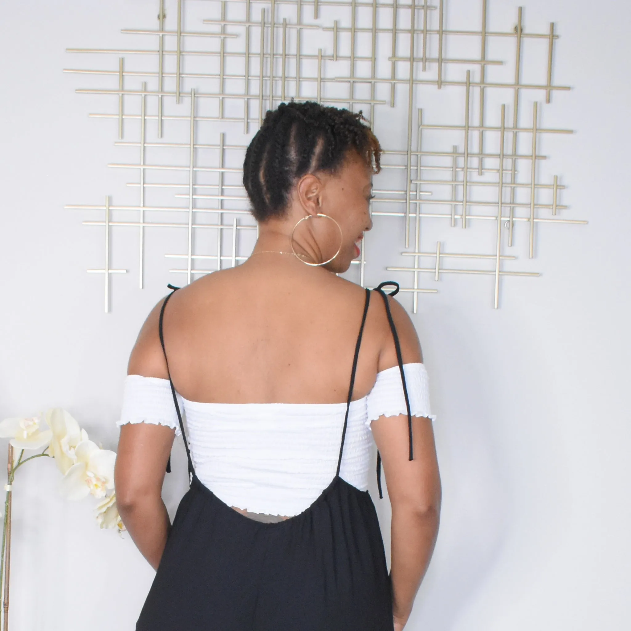 Felt Cute | Off Shoulder Bandeau Crop Top