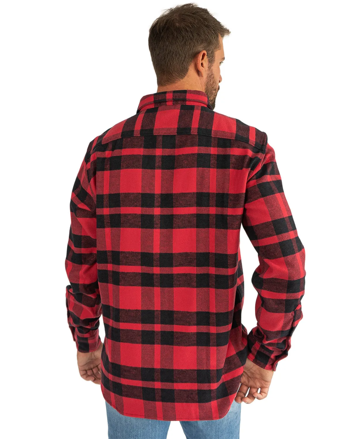 Field Grand Flannel, Red Plaid