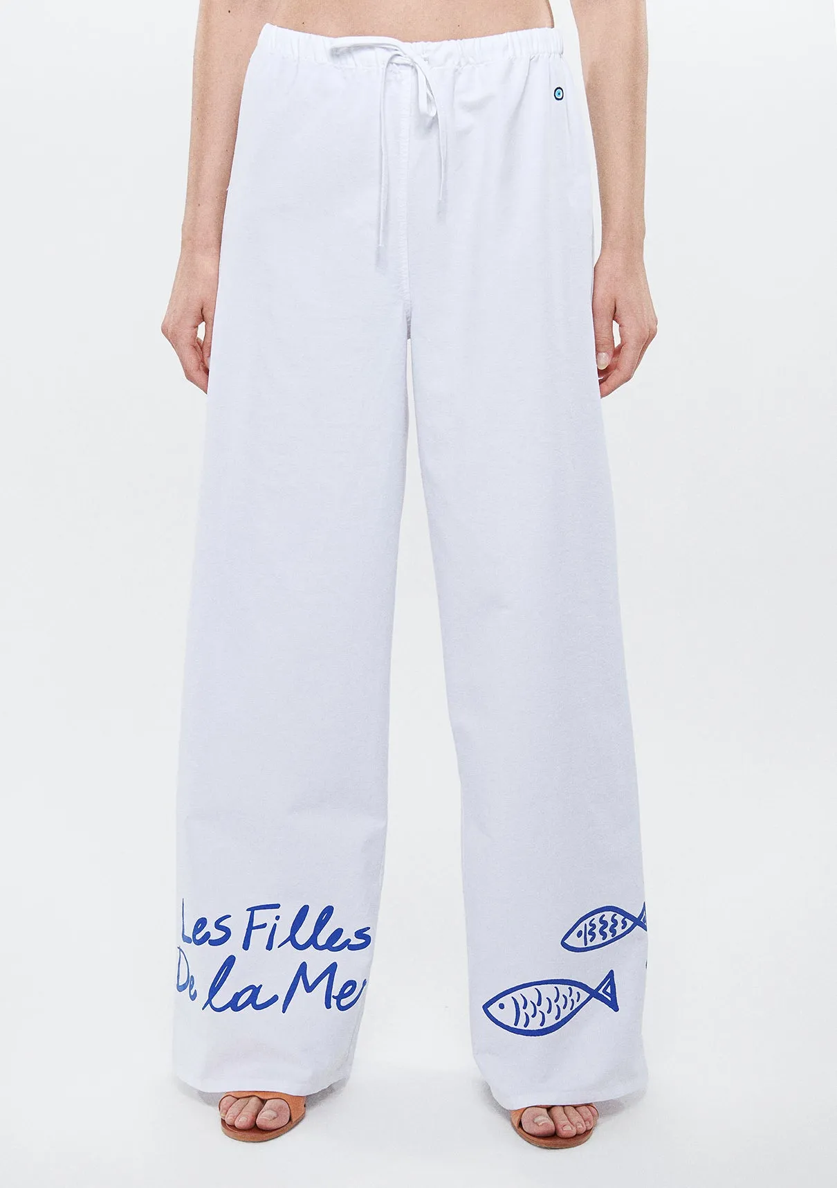 Fish Printed Pants