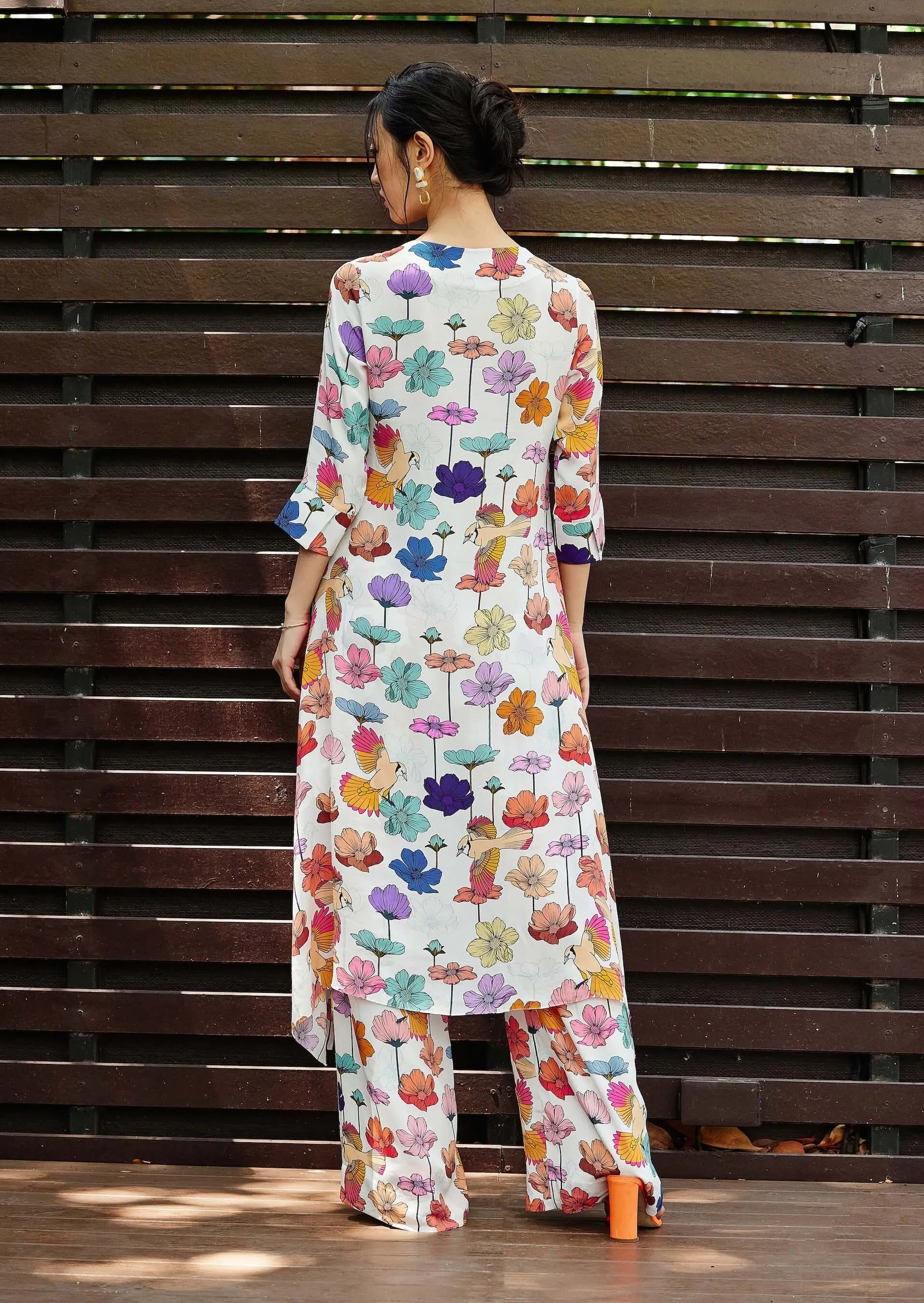 Flora ivory kurta and pants