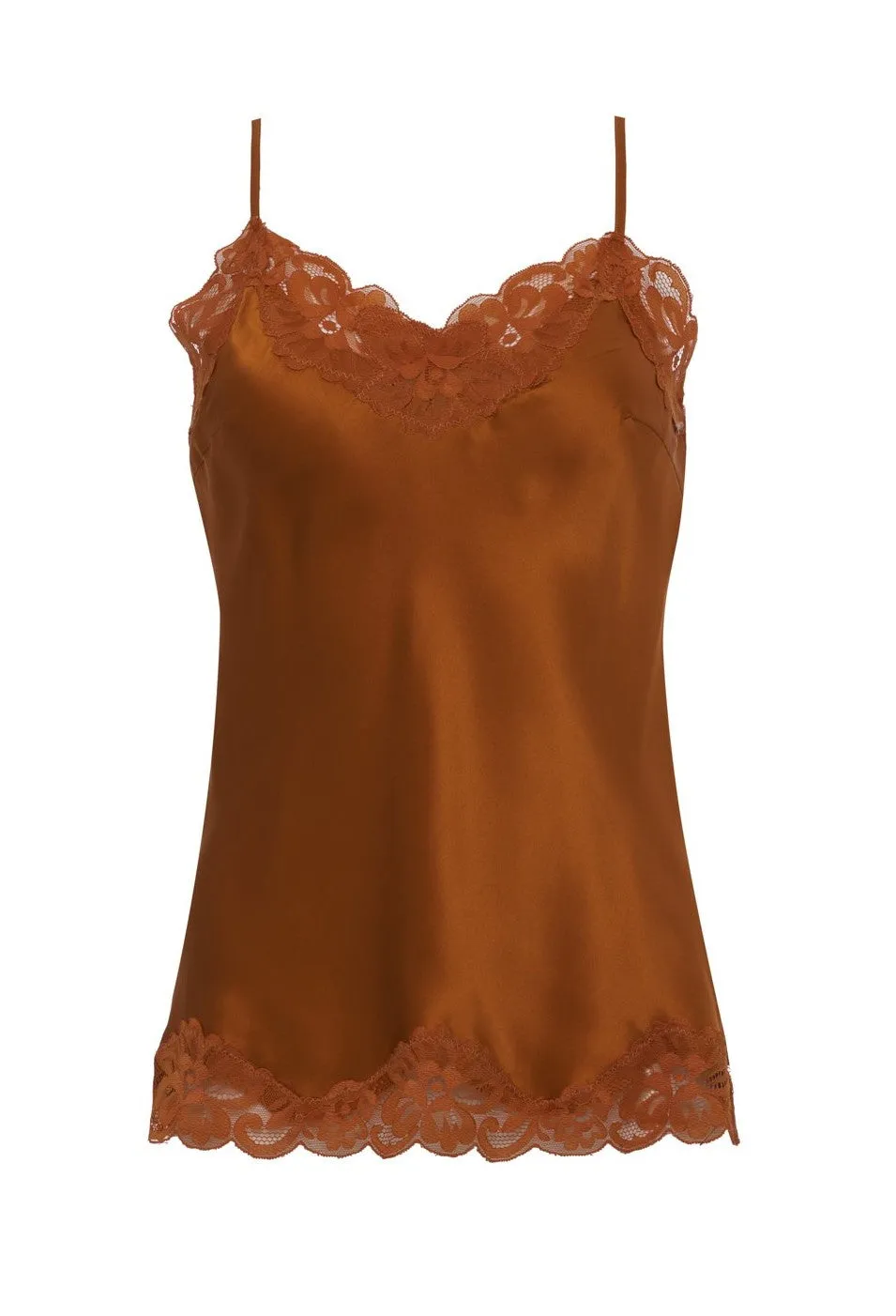 Floral Lace Silk Cami