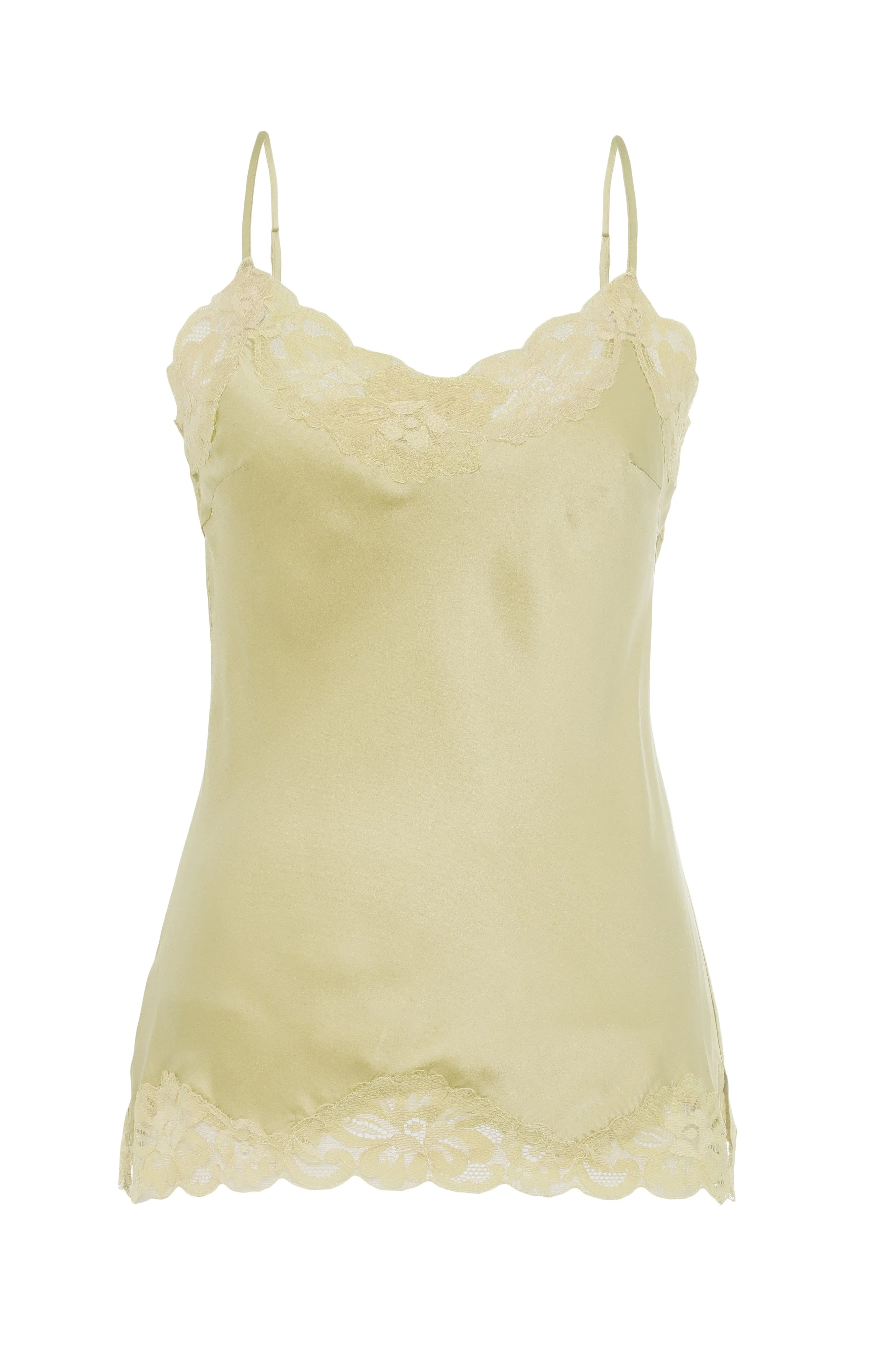 Floral Lace Silk Cami