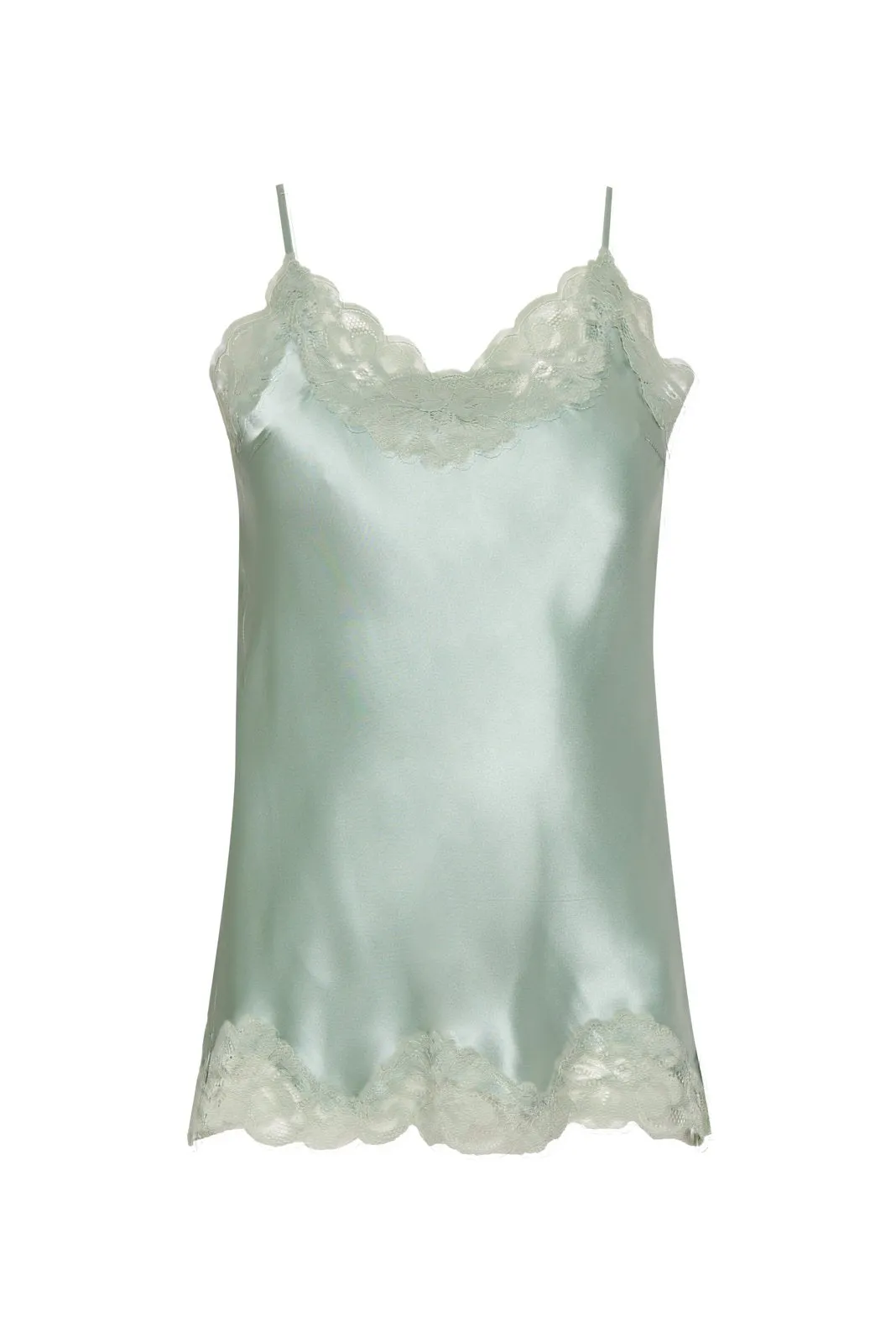 Floral Lace Silk Cami