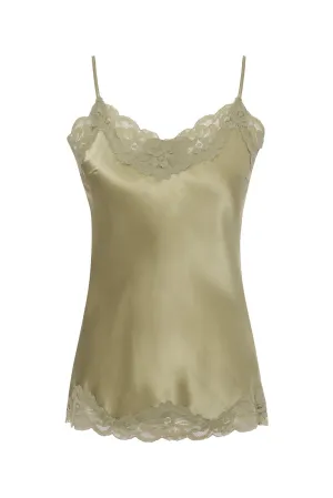 Floral Lace Silk Cami