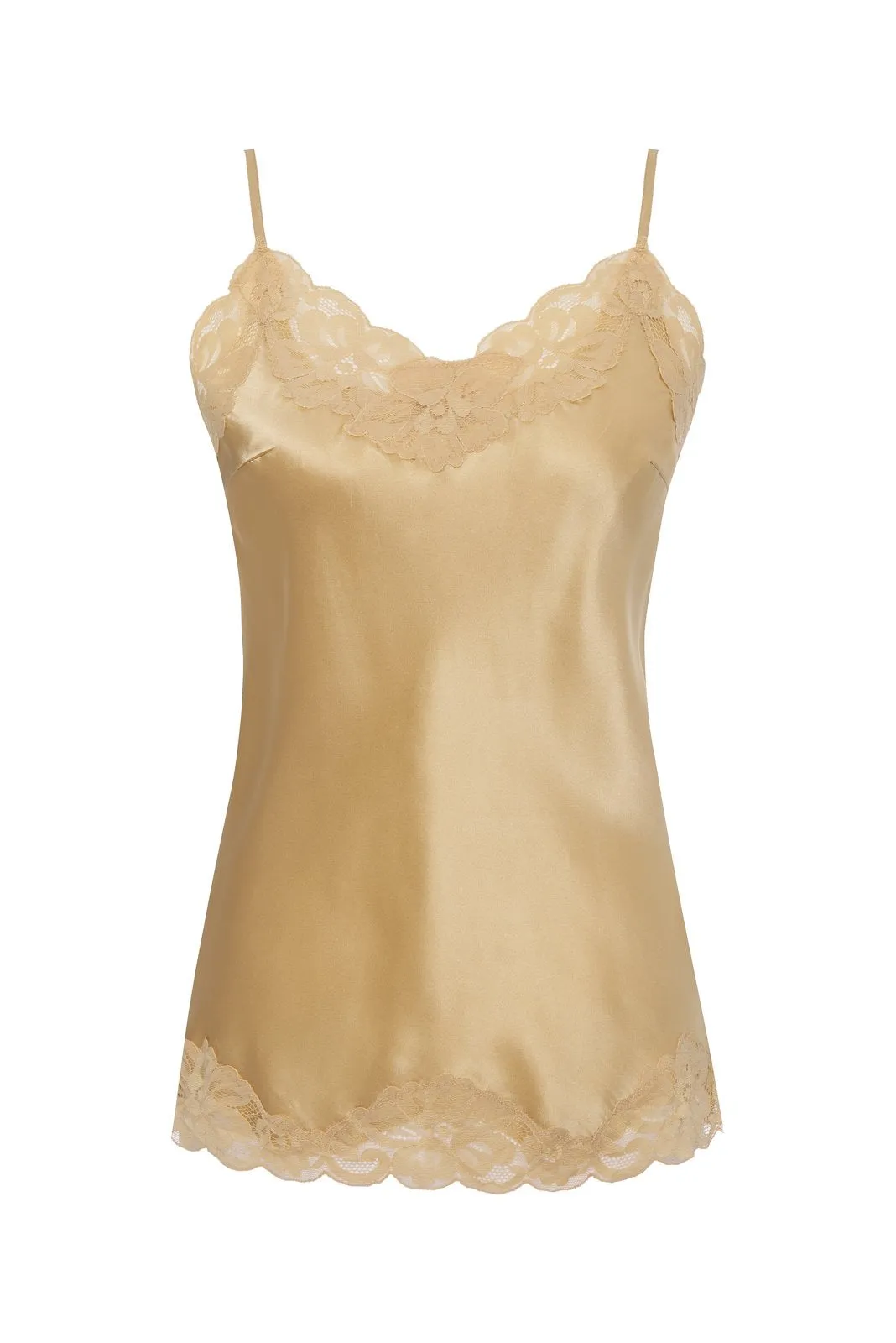 Floral Lace Silk Cami