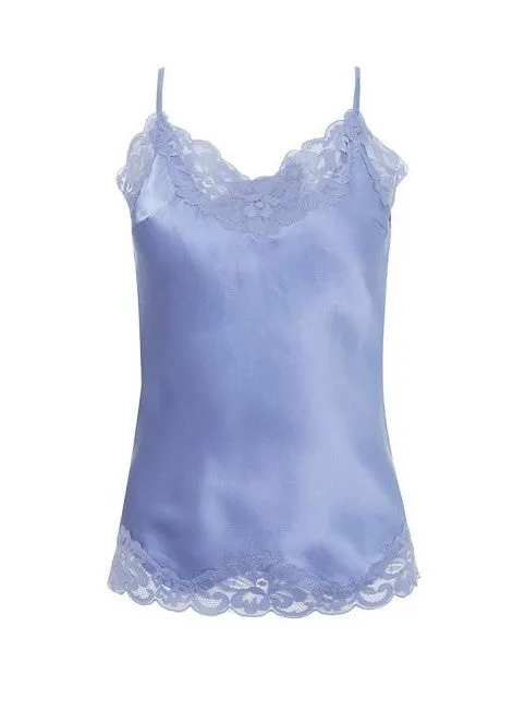 Floral Lace Silk Cami
