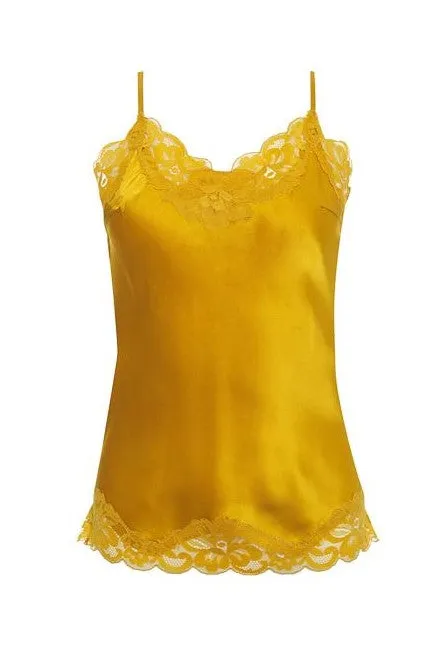 Floral Lace Silk Cami