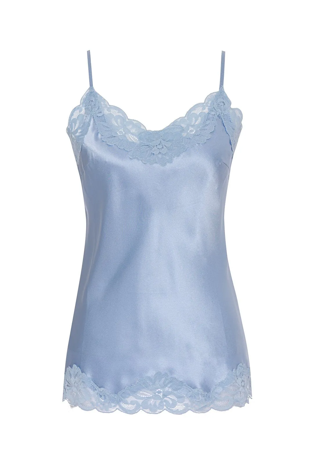 Floral Lace Silk Cami