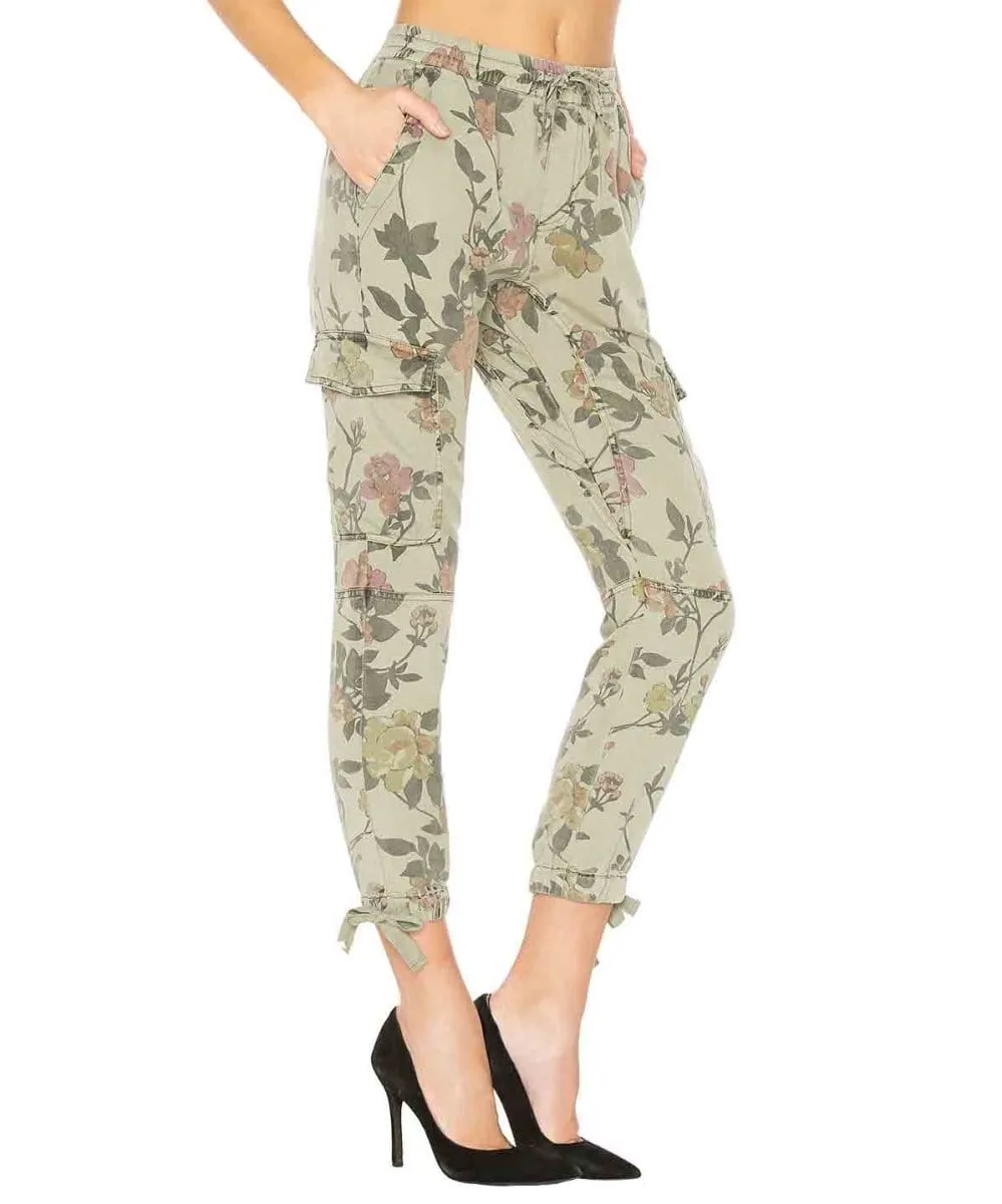 Floral Printed Cargo Pant