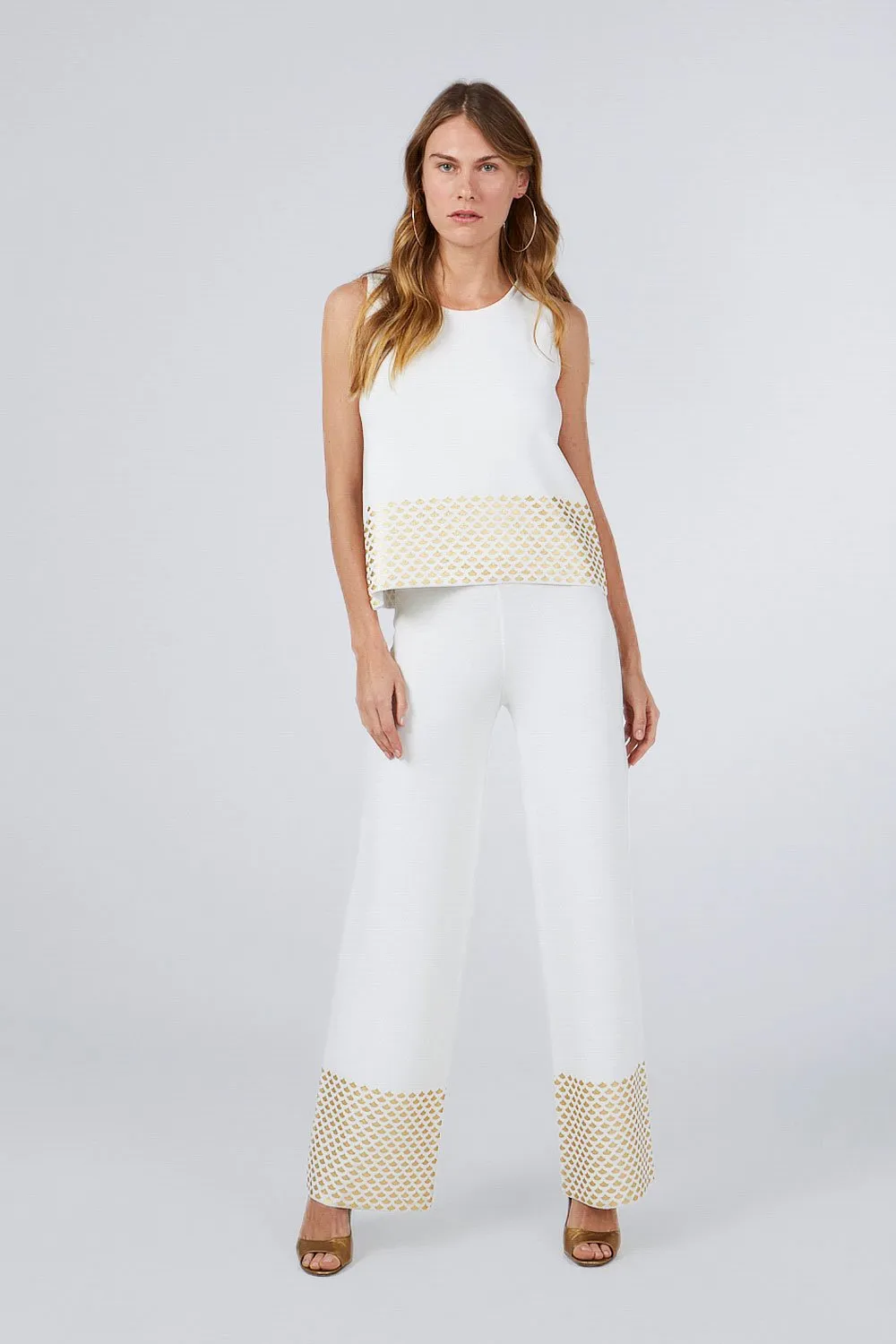 FOIL PRINTED PANTS