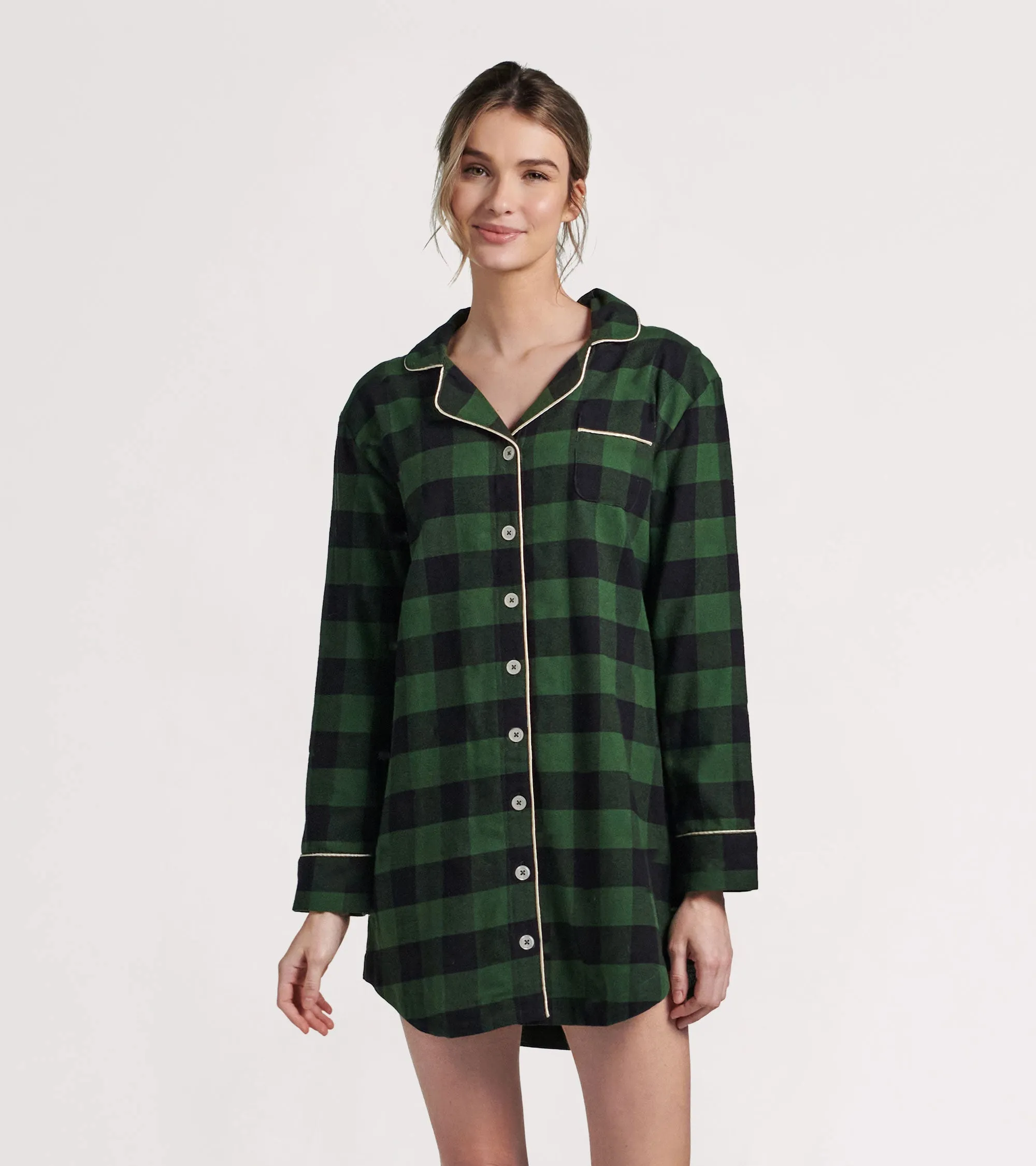 Forest Plaid Nightdress