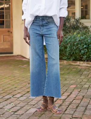 Frank & Eileen - Long Gaucho Jean - 1972 Light Wash Indigo