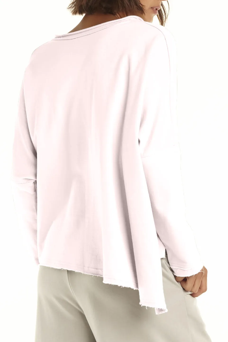 French Terry Double Angle V-Tee
