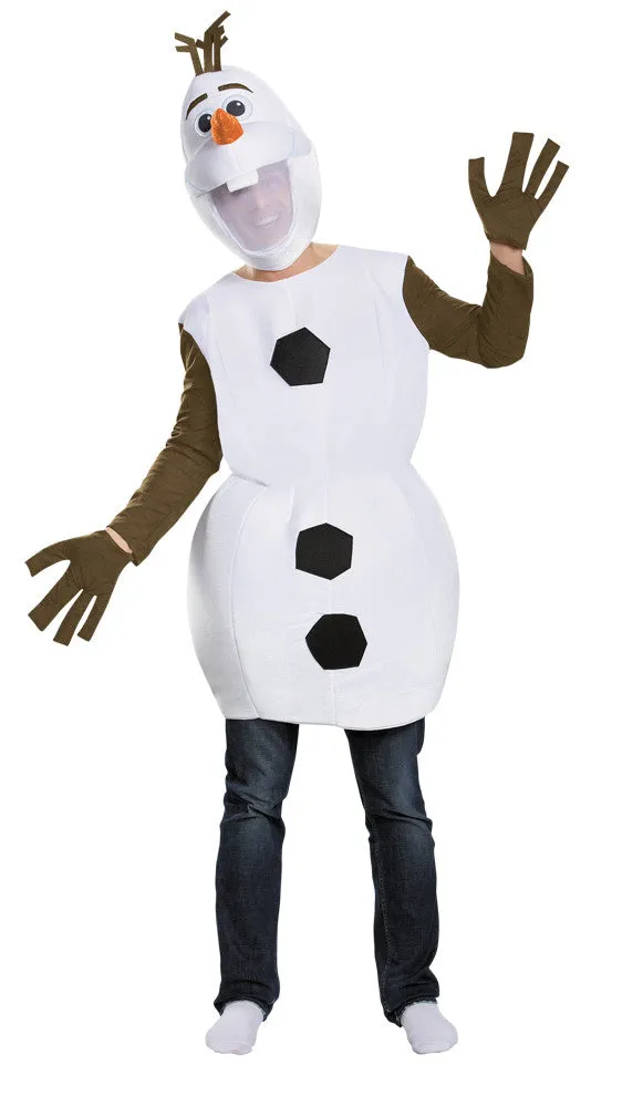 Frozen Olaf Deluxe Adult 42-46 Adult Men Costume